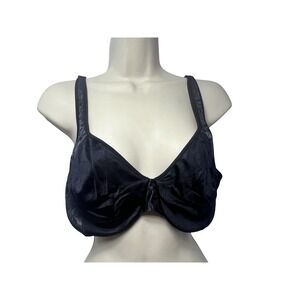 Vanity Fair Bra Womens 42C Black Full Coverage Underwire Unlined T-Shirt 75-020
